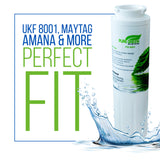 Pure Green Water Filter PG-8001 NSF Certified | Maytag UKF8001 Refrigerator Water Filter