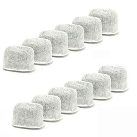 PURE GREEN WATER FILTER Activated Charcoal Water Purification Filters - For Keurig - Universal - Pack of 12 Pieces